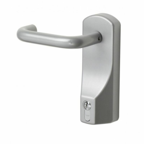 exidor-322ec-silver-lever-c-w-euro-cyl-outside-access-device