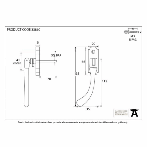 anvil-locking-peardrop-espagnolette-lh-beeswax-33860-1