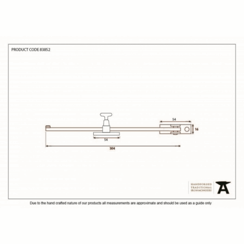 anvil-monkeytail-casement-stay-228mm-beeswax-33139-1