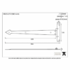 anvil-450mm-arrow-head-t-hinge-external-beeswax-914761