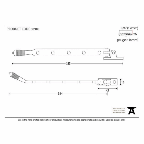 anvil-250mm-reeded-casement-stay-aged-brass-839091