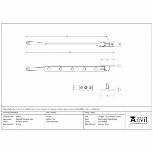anvil-305mm-avon-casement-stay-polished-chrome-9043211