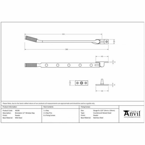 anvil-305mm-brompton-casement-stay-matt-black-461871