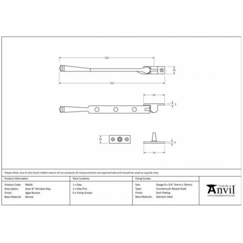 anvil-200mm-avon-casement-stay-polished-bronze-4592611