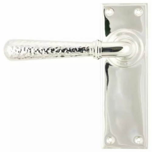 anvil-hammered-newbury-lever-latch-furniture-polished-chrome-46214