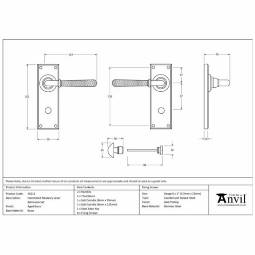 anvil-newbury-lever-bathroom-set-polished-bronze-919211