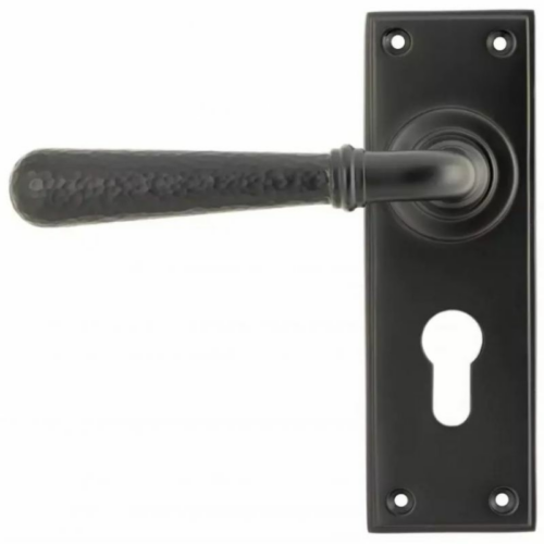 anvil-hammered-newbury-euro-profile-lever-furniture-polished-nickel-46220