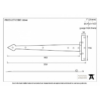 anvil-tee-hinge-arrow-head-562mm-beeswax-33844-1