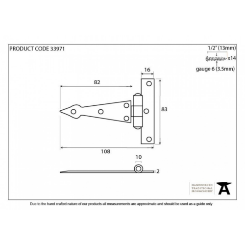 anvil-tee-hinge-100mm-arrow-head-black-pair-339711