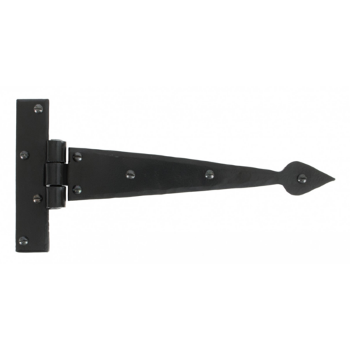 anvil-tee-hinge-arrow-head-225mm-black-pair-33806