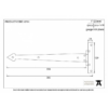 anvil-tee-hinge-arrow-head-381mm-pewter-337911